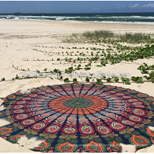 Serviette de plage à hammam rond turque